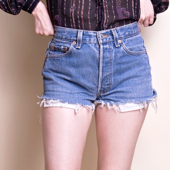 Levi's Pants - Levi’s 501 button fly cutoff cheeky denim shorts
